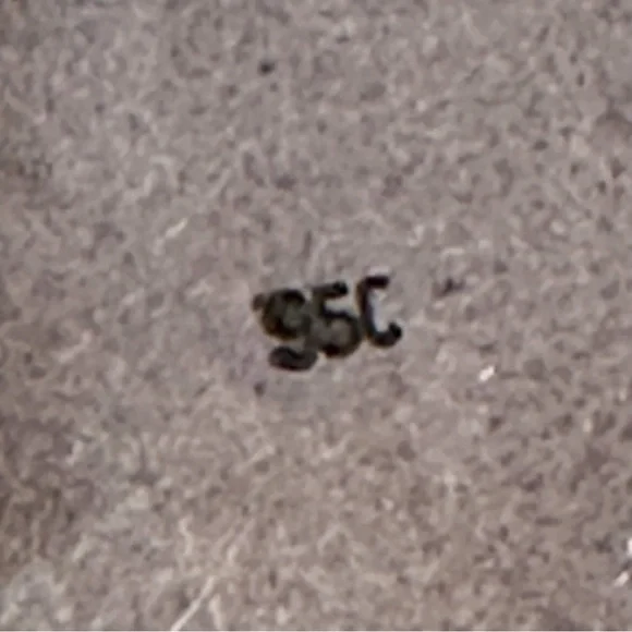 Vintage Modernist Sterling Silver Lapis Lazuli Geometric Pendant Necklace 950 - Picture 5 of 6